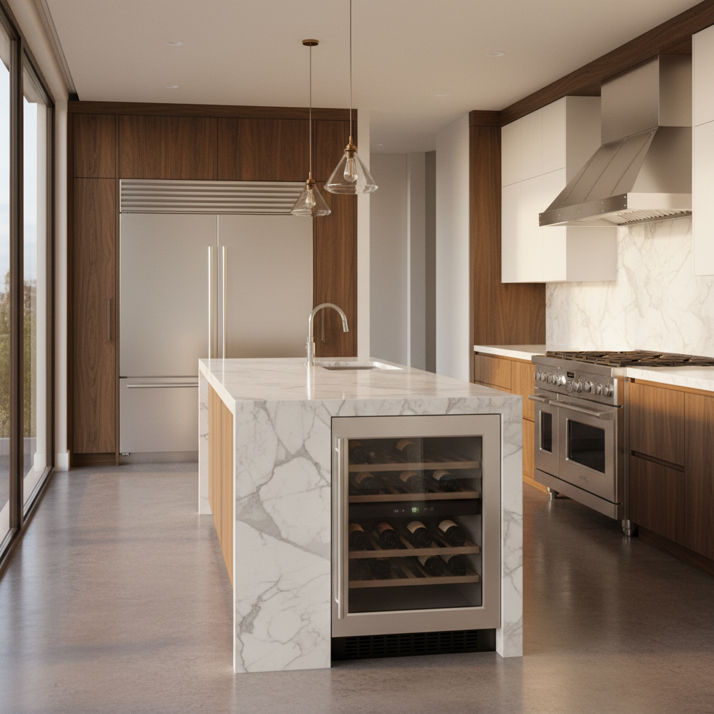 Luxury kitchen with premium appliances